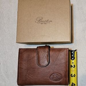 Buxton Brown Leather Wallet